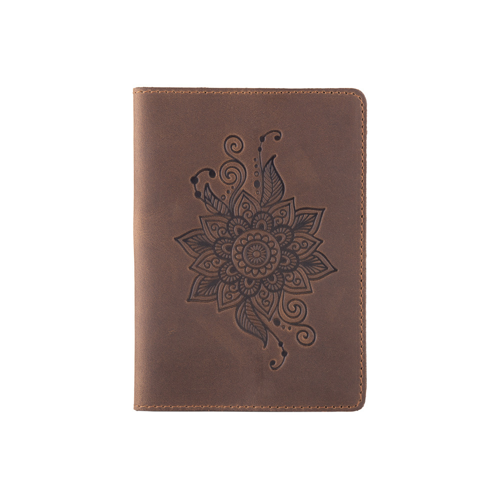 

Обложка для паспорта HiArt PC-01-S19-1020-T006 Shabby Brown "Mehendi Classic"
