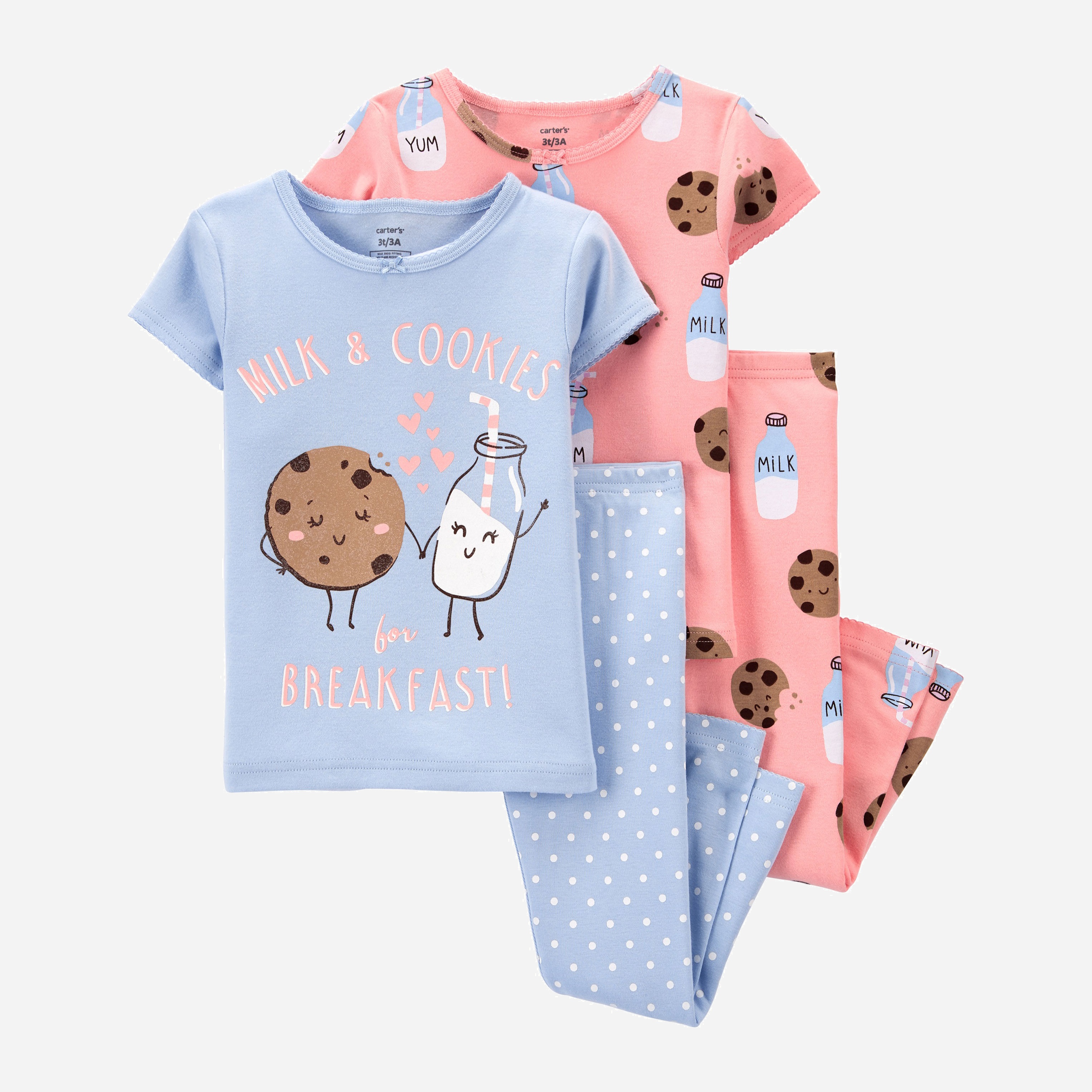 

Пижама (футболка 2 шт + лосины 2 шт) Carters 2K564710 93-98 см Мультиколор