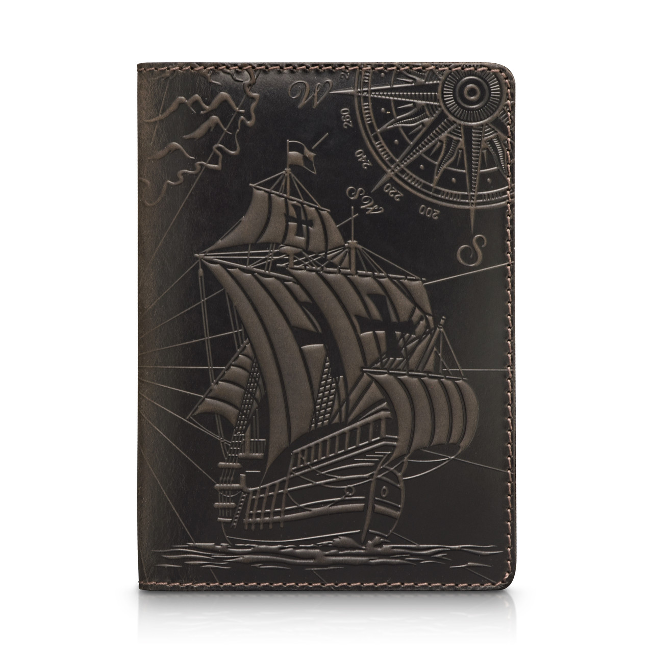 

Обложка для паспорта HiArt PC-02-S19-1106-T003 Shabby Gavana Brown "Discoveries"