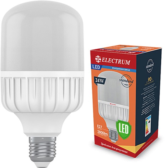 

Светодиодная лампа ELECTRUM PAR 40W Е27/Е40 4000К (A-LP-1948)