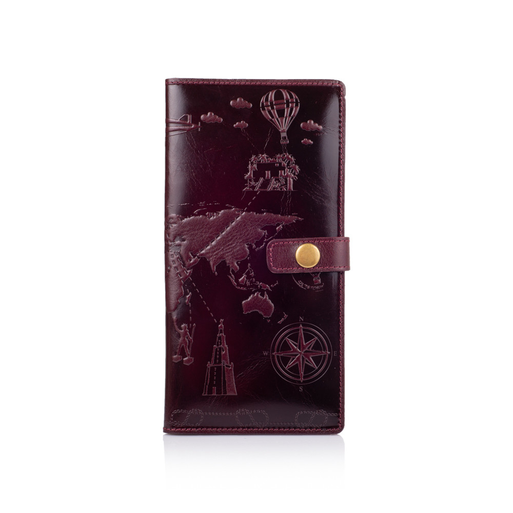 

Тревел-кейс Hi Art TC-01-C19-1718-T002 Crystal Sangria "7 wonders of the world"