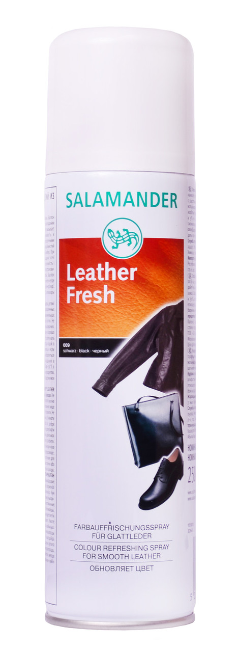 

Краска для гладкой кожи Salamander "Leather Fresh" 250 ml (цвет чёрный 009)