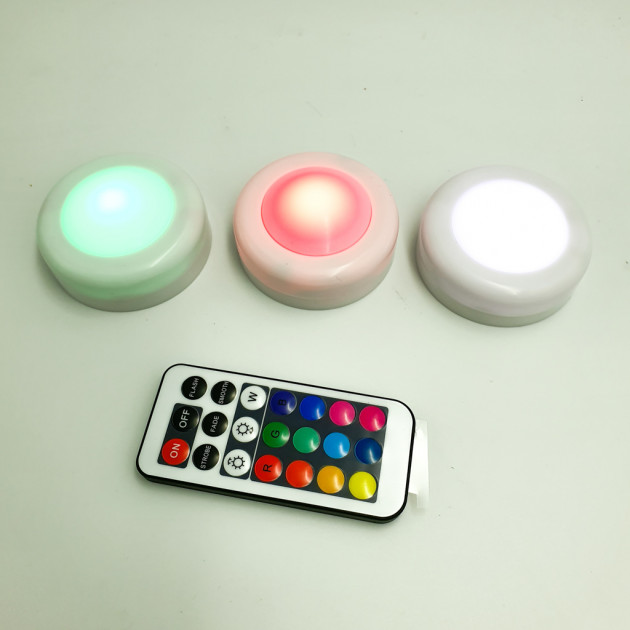 

LED подсветка Светодиодные фонари Лампы для дома 3 шт Magic Lights с пультом