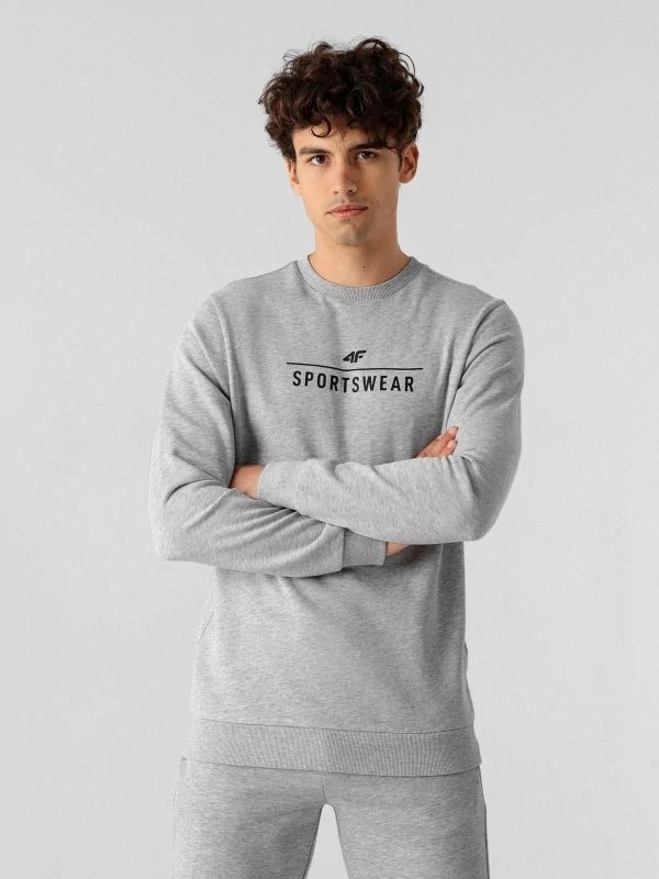 

Свитшот 4F NOSH4-BLM350-27M  Cold Light Grey Melange, Свитшот 4F NOSH4-BLM350-27M XL Cold Light Grey Melange