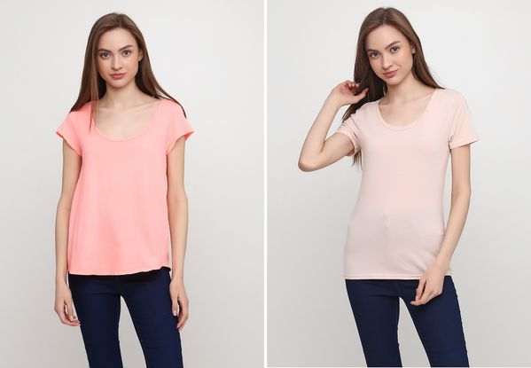

Футболка, 2 шт. H&M S Розовый (1079-467)