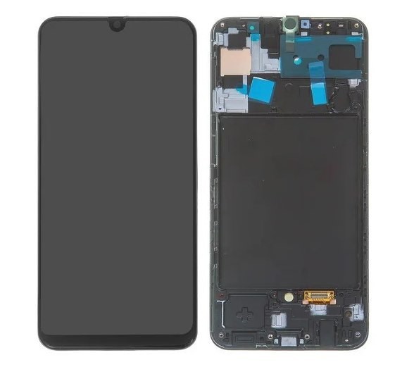 

Дисплей для Samsung A507F Galaxy A50s 2019 с сенсором (тачскрином) черный с рамкой, OLED