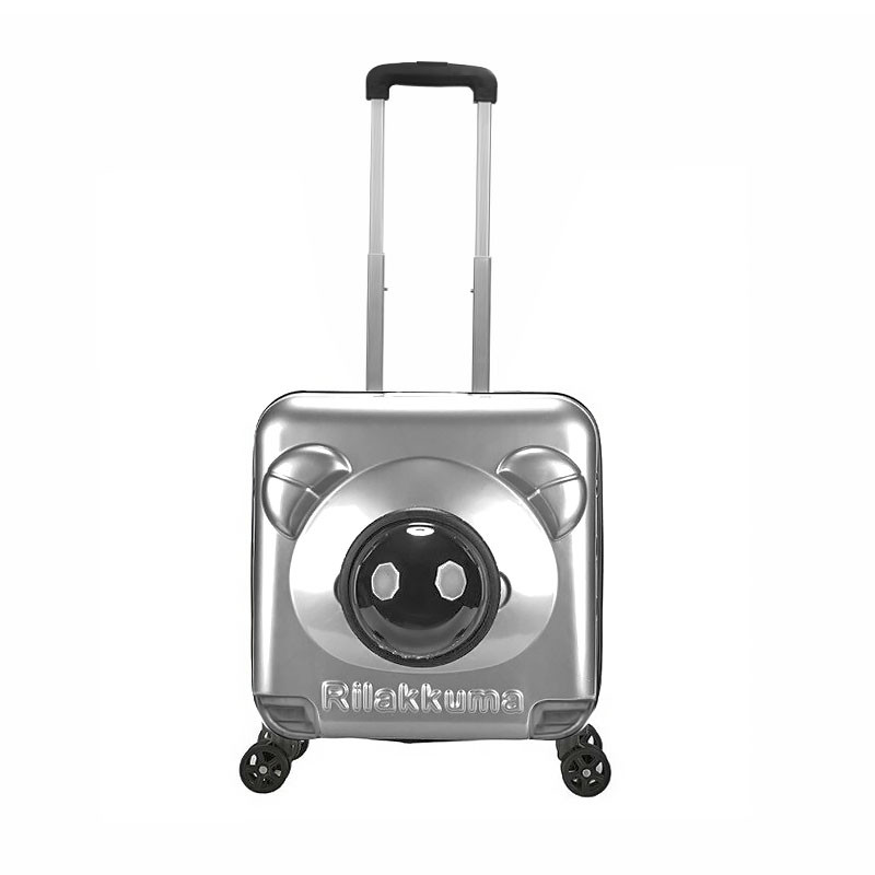 

Рюкзак-переноска Taotaopets 261101 Silver на колесах