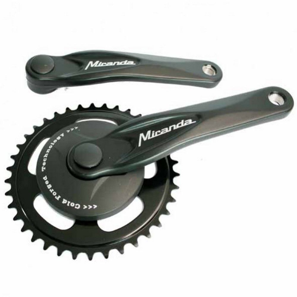 

Шатун Miranda Alfa на 1 скорость Alu 42T, 170мм, черный (A/42/1)