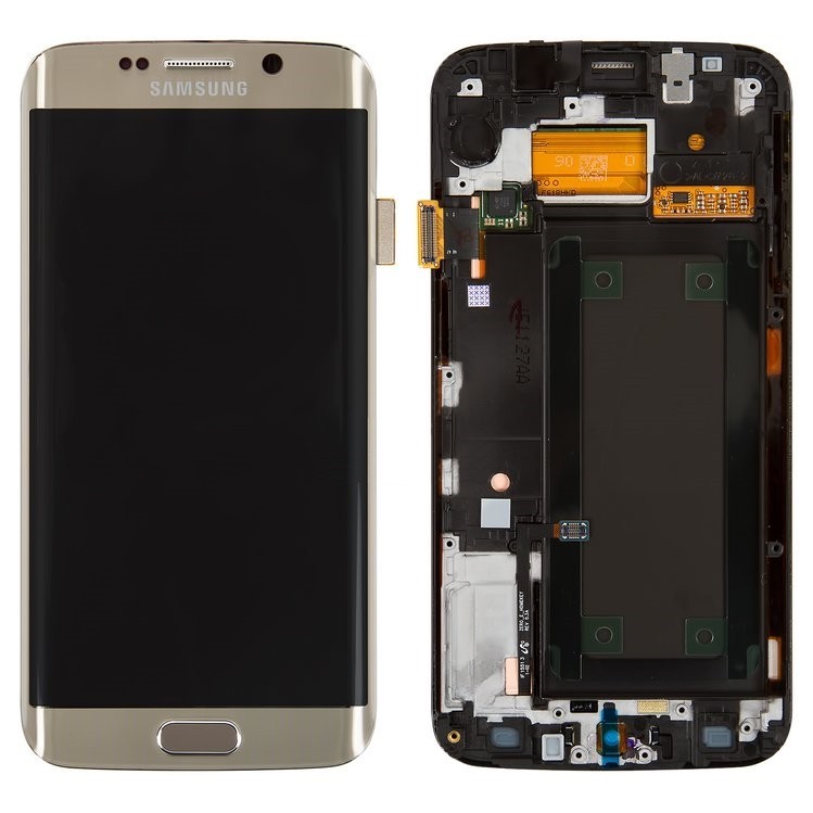 

Дисплей для Samsung Galaxy S6 EDGE G925F с передней панелью золотой (GH97-17162C) Оригинал