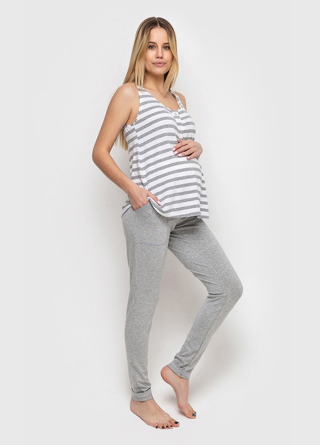 

Комплект для беременных и кормящих мам Koko boutique L/XL серый