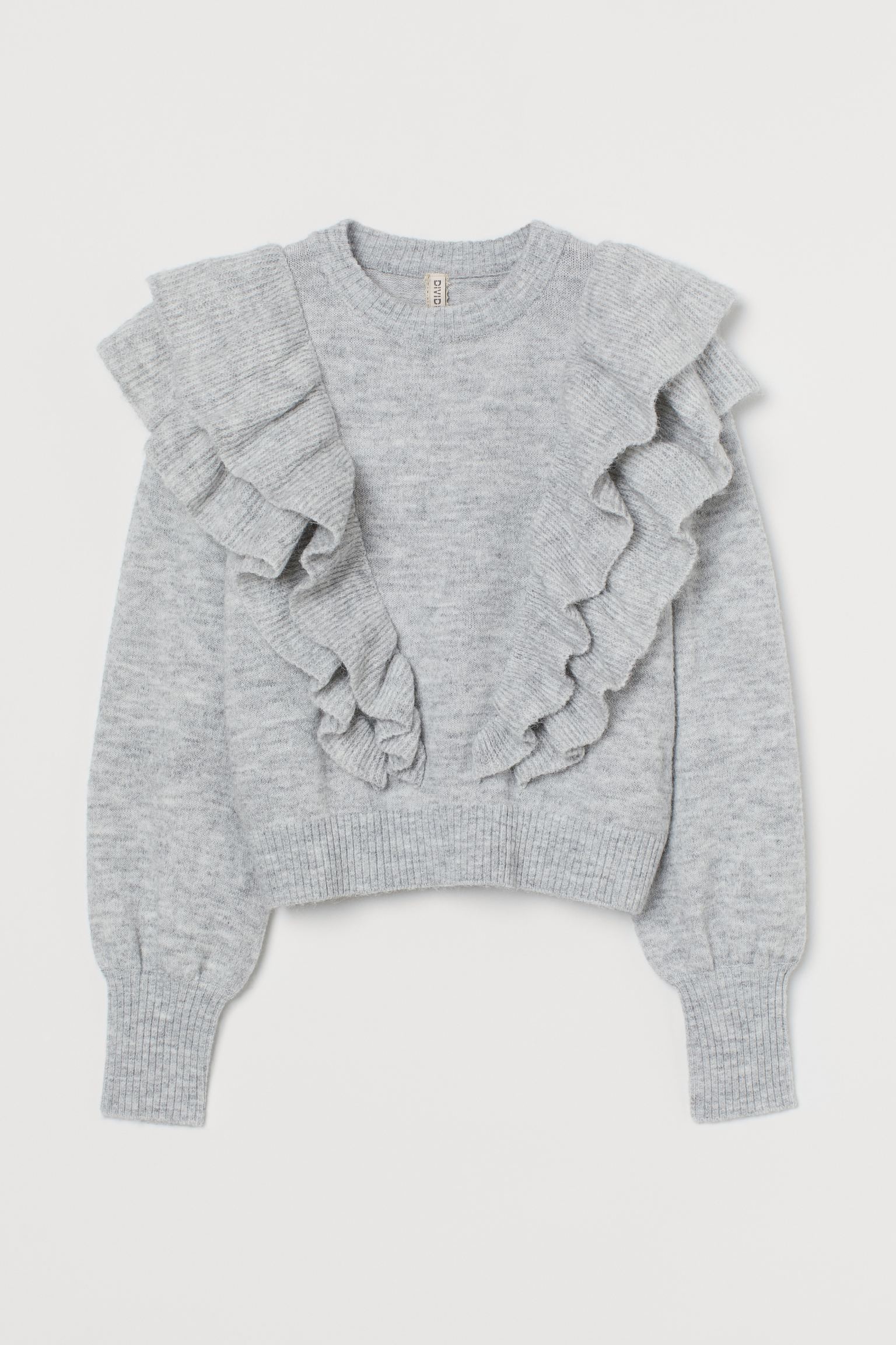 

Джемпер H&M S светло серый меланж 2099032563