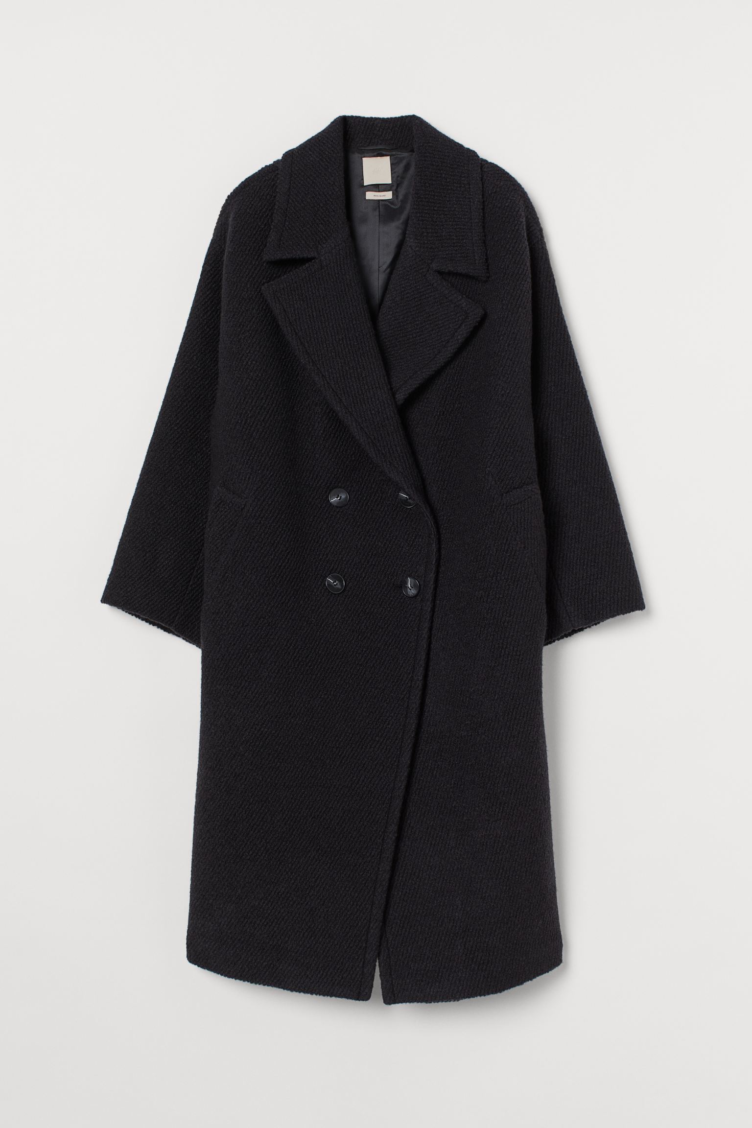 

Пальто H&M  черный 7098947632, Пальто H&M L черный 7098947632