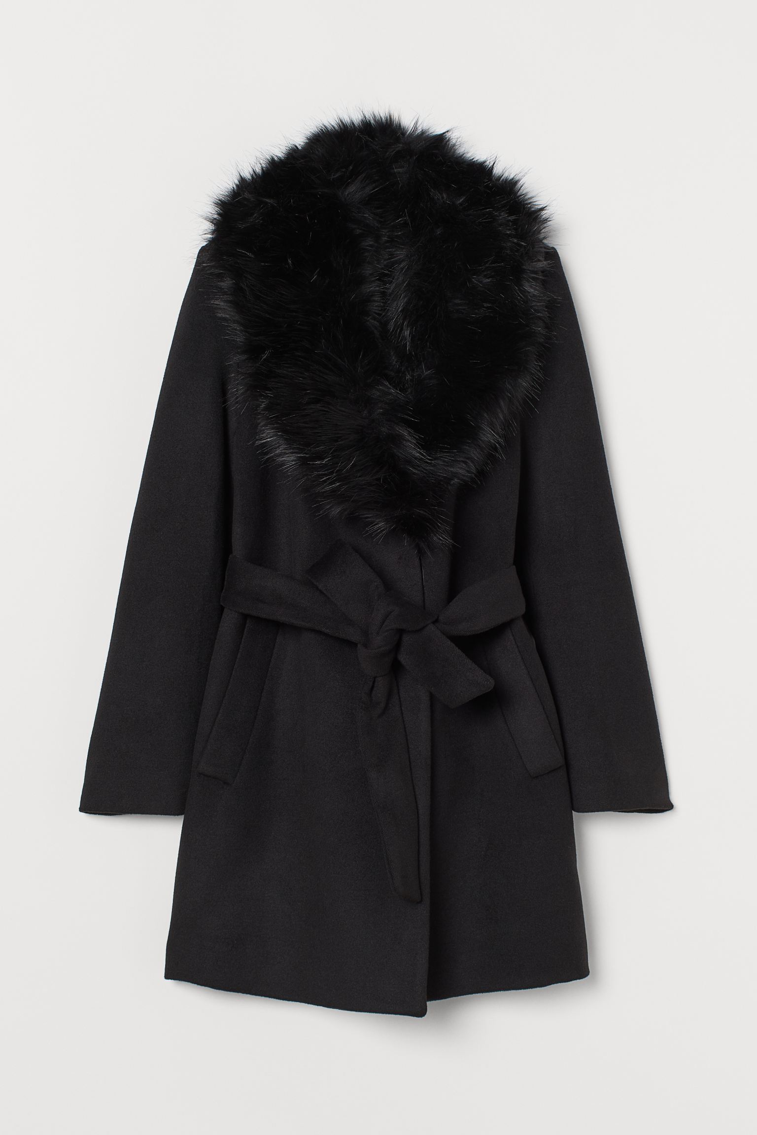 

Пальто H&M  черный 7098813492, Пальто H&M 34 черный 7098813492