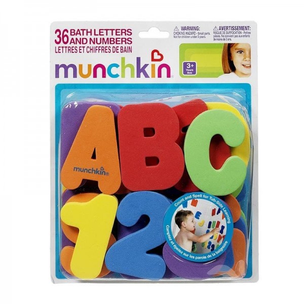 

Набор Английских цифр и букв для ванны Munchkin WJ087 36 шт