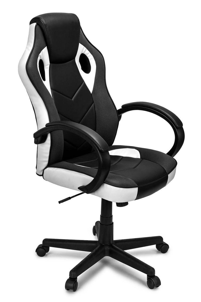 

​Компьютерные кресла для геймера Gamer X PAGANI Черное с белым
