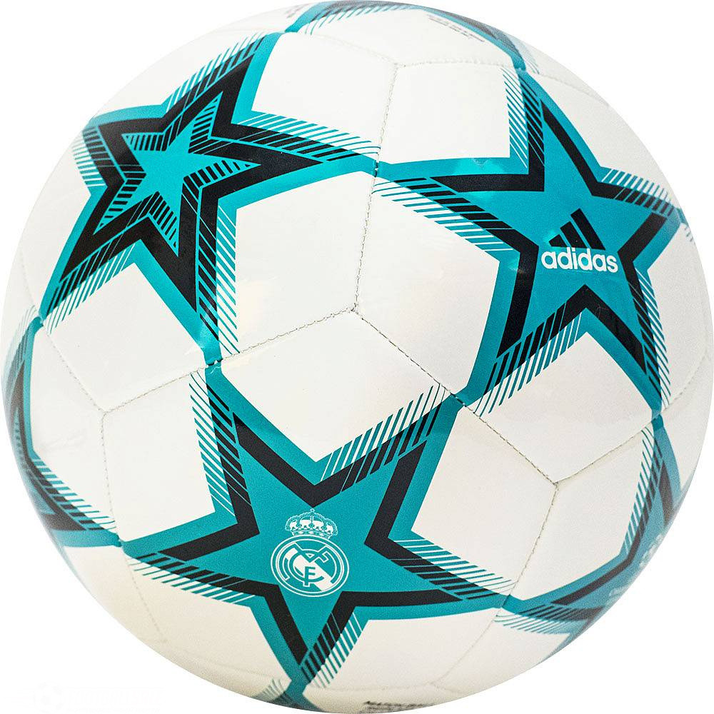 

Мяч футбольный Adidas UCL Club Real Madrid Pyrostorm GU0204