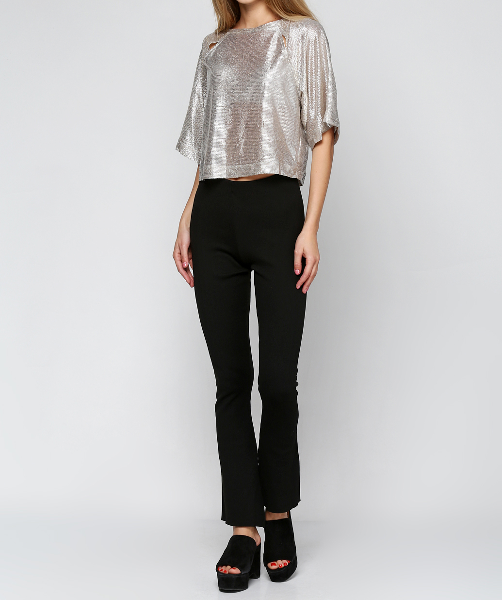 

Брюки ZARA Knit 3859-115-800 M черный