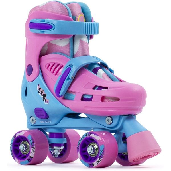 

Детские ролики квады SFR Hurricane III Pink-Blue р 30.5-34 (rk4365)