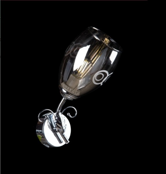 

Бра с плафонами Ray B27016/1W (CH+SMK) (LI222586)