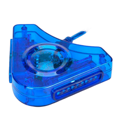 

Переходник USB RMC PlayStation 2 для Подключения Двух Геймпадов к PC Ocean Blue