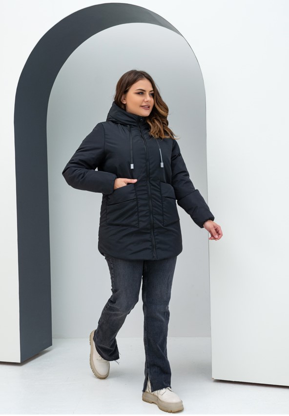 

Куртка женская демисезонная с капюшоном удлиненная MODA 00081 XXL () Черный (M -00081/2 E, Куртка женская демисезонная с капюшоном удлиненная MODA 00081 XXL (52) Черный (M -00081/2 E)