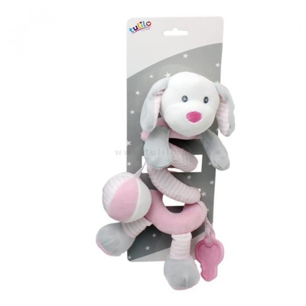 

Игрушка-спираль плюшевая "Песик" 30см, розовый Tulilo (11/5012/4)