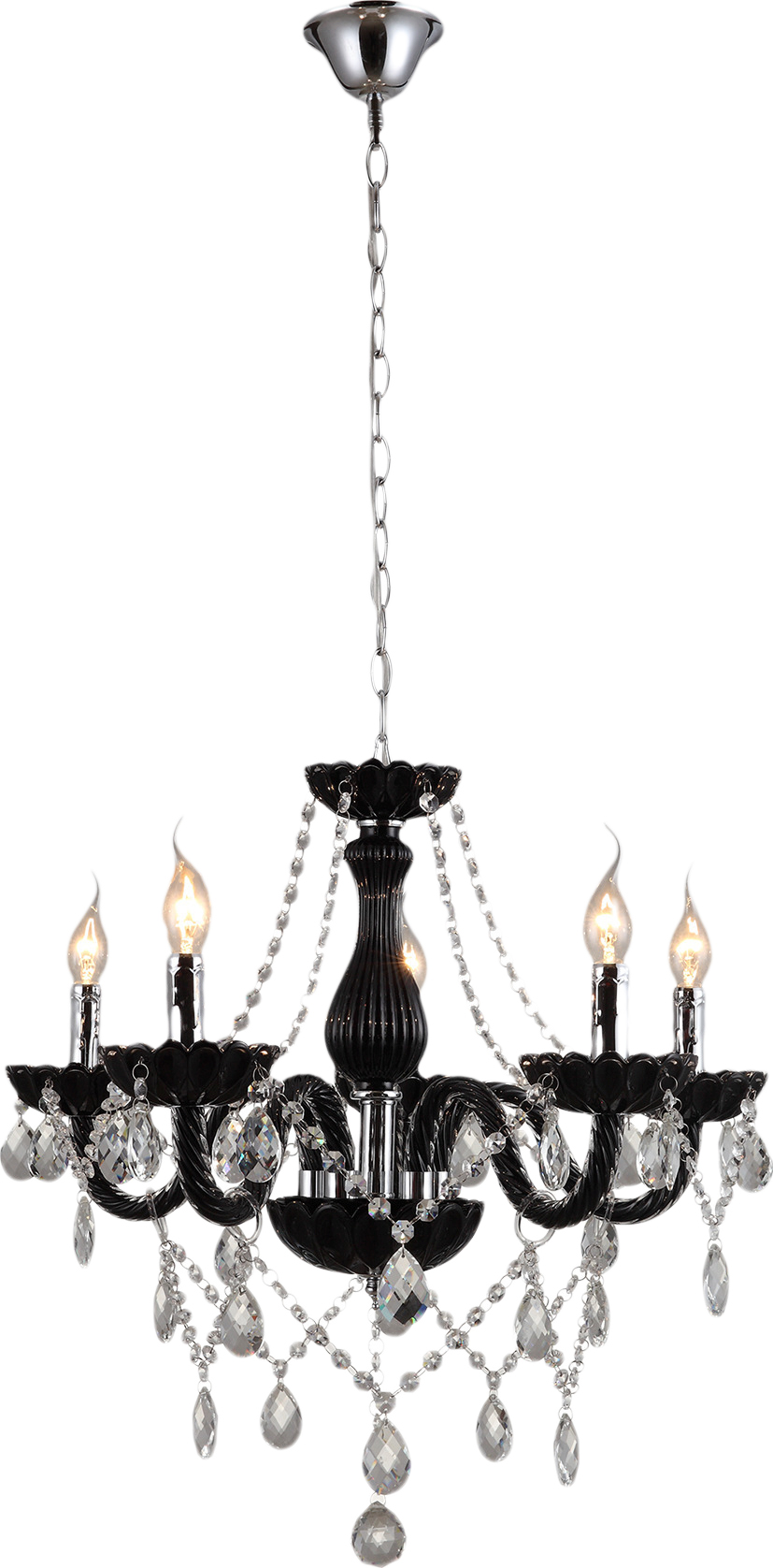 

Люстра Altalusse INL-1149P-05 Black Chrome Е14 5x40 Вт