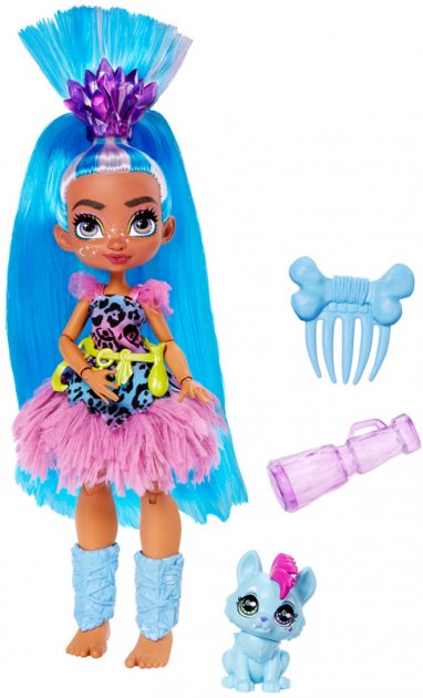 

Кукла Телла и питомец Ханч Пещерный клуб Cave Club Tella Doll with Hunch Dinosaur Pet Mattel GNL86