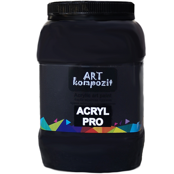 

Акриловая краска ART Kompozit 1000 мл (540) марс черный (KT7646)