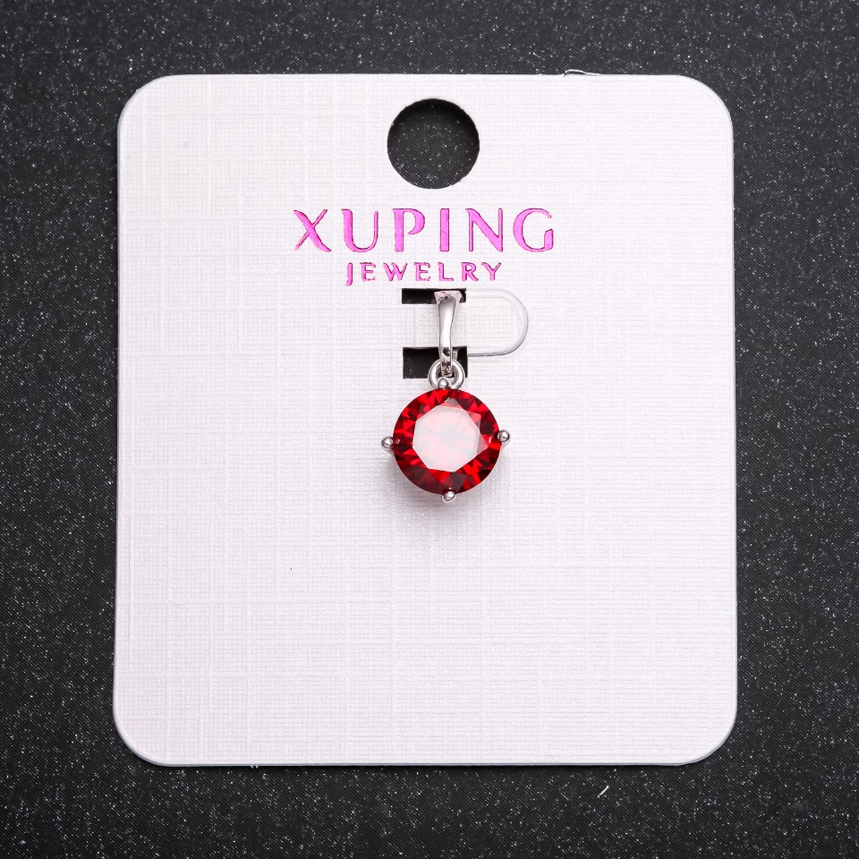 

Кулон Xuping с красным камнем 10х12х17мм, ida29450