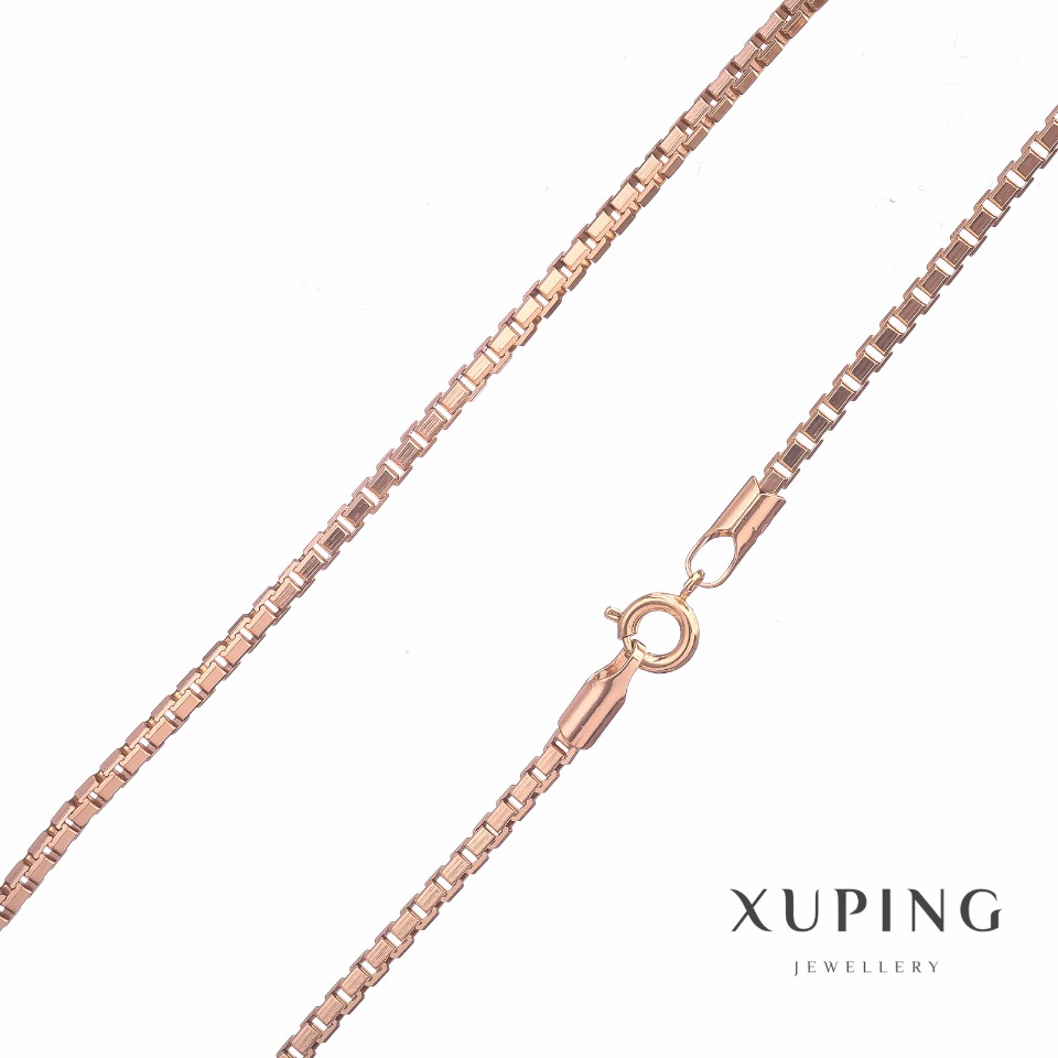 

Цепочка Xuping плетение квадрат, толщина 2,3мм, длина 45см позолота, ida31818