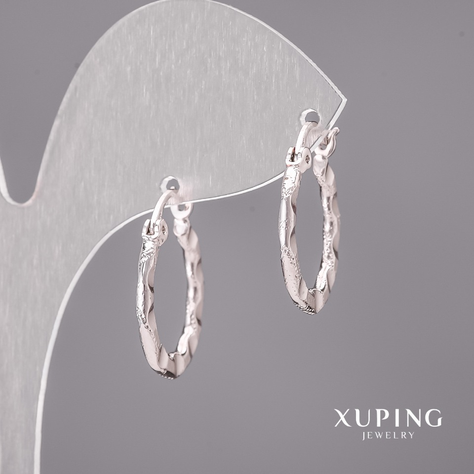 

Серьги Xuping Кольца 19х22мм Родий, ida36381
