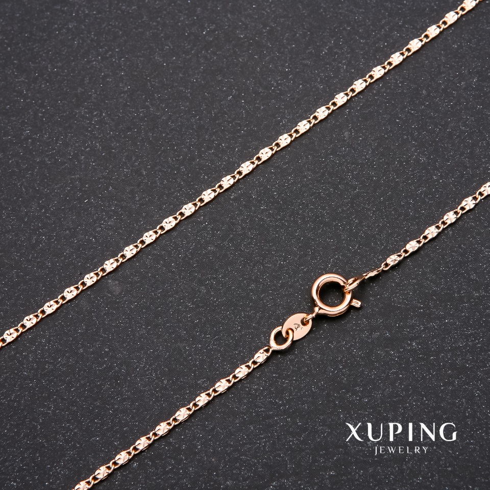 

Цепочка Xuping плетение Мадлена, длина 45см, толщина 1,7мм Позолота, ida35369