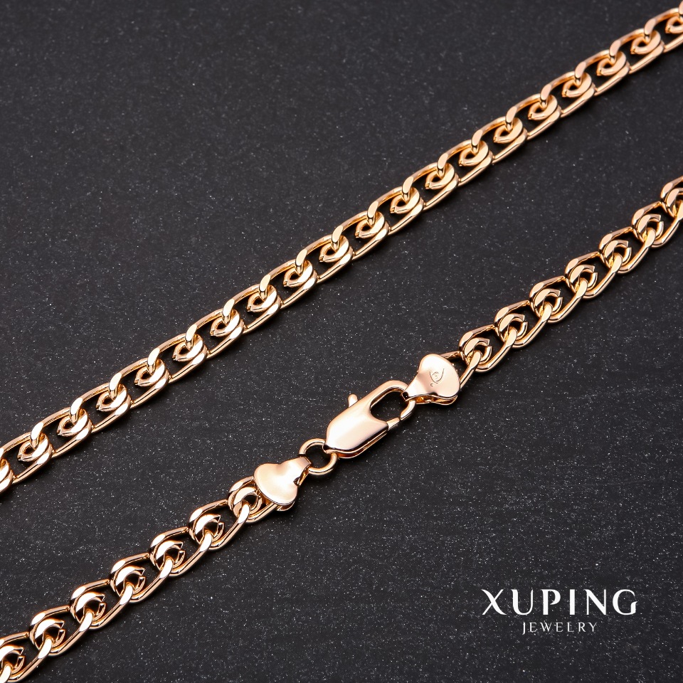 

Цепочка Xuping плетение Мадлена, длина 45см, толщина 6,6мм Позолота, ida35344