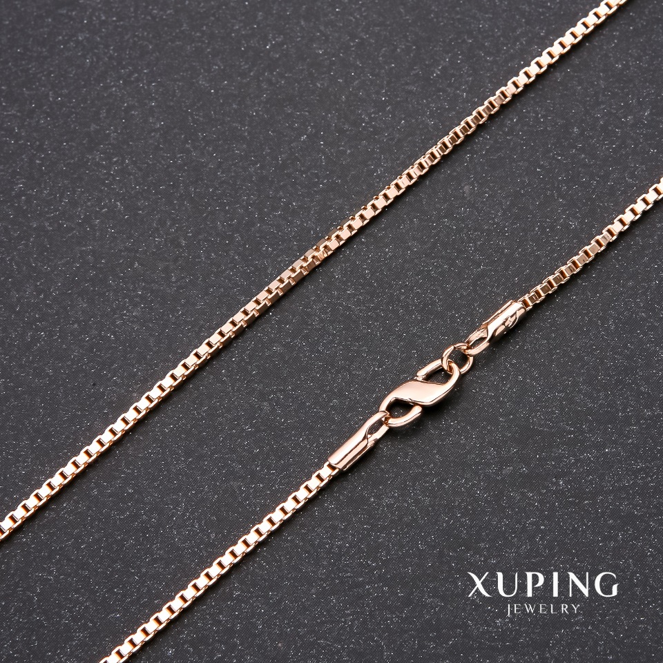 

Цепочка Xuping плетение Квадрат, длина 45см, толщина 1,5мм Позолота, ida35375