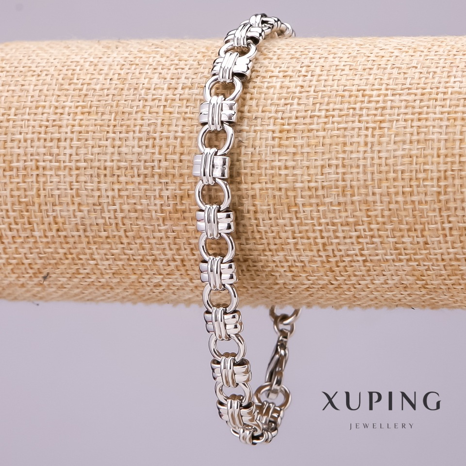 

Браслет Xuping, толщина 8мм, длина 22см родий, ida35311