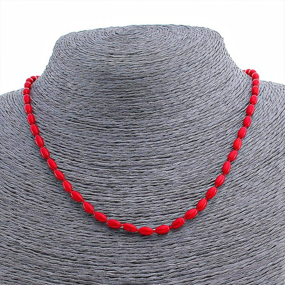 

Бусы Коралл, "барбарис" 4х6мм, длина 45см, ida6344