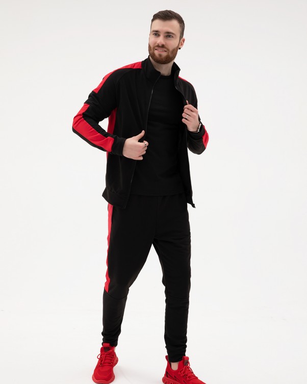 

Спортивный костюм ISSA PLUS SG-15 M черно-красный