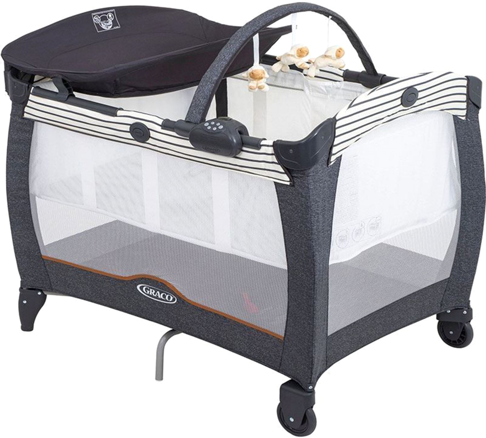 

Манеж-кровать Graco Contour Electra Breton Stripes (9D80BTSEU)