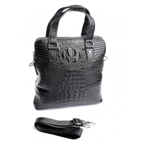 

Мужская сумка из натуральной кожи BagMan 9118-2 Black