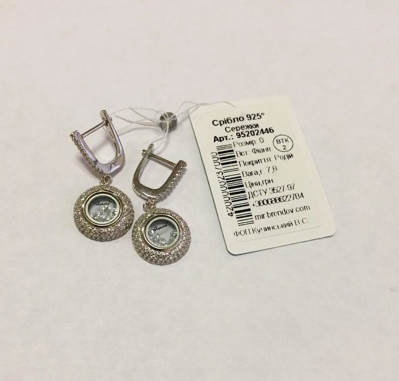 

Сережки TOP Silver 7,70 г