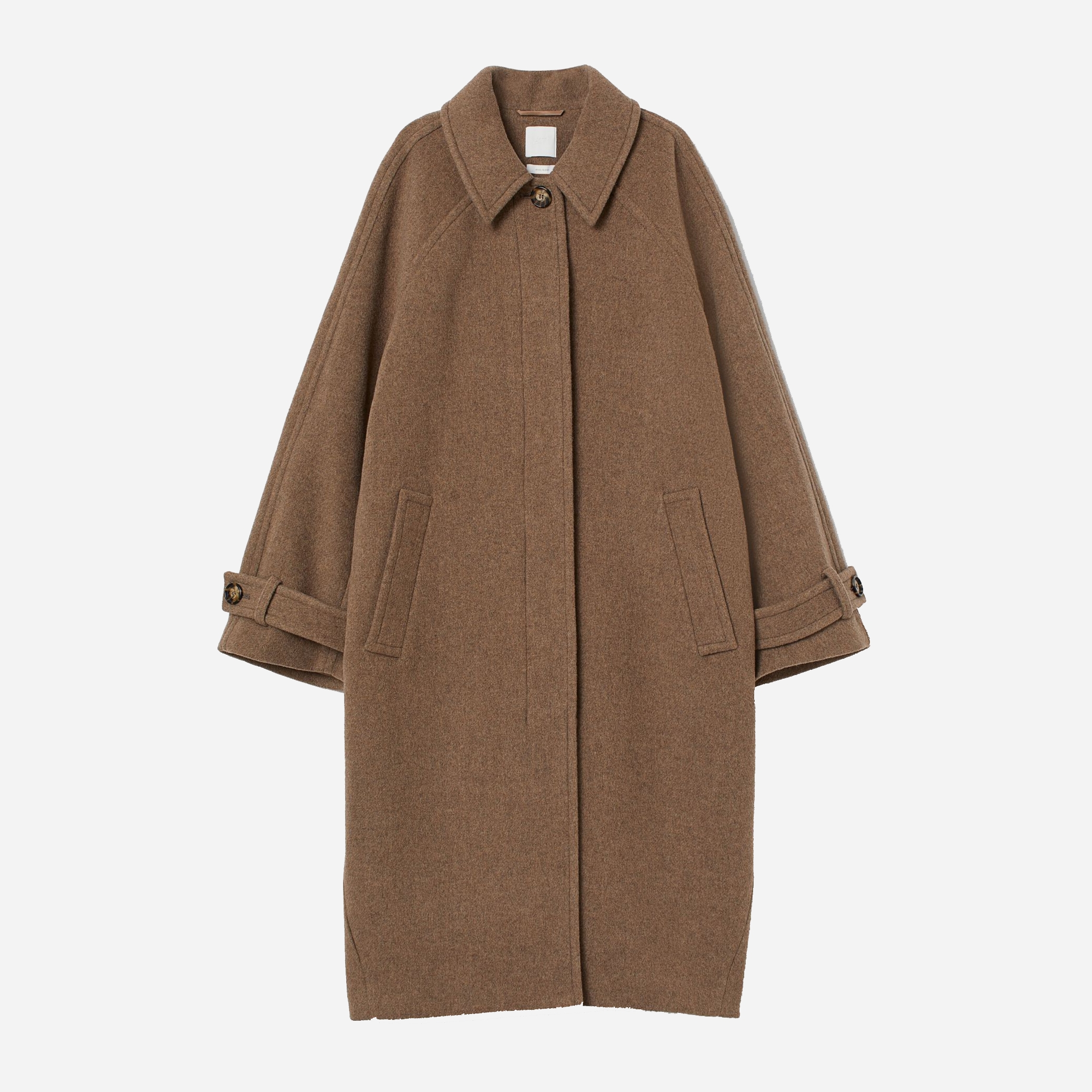 

Пальто H&M 9106422wtt M Темно-бежевое