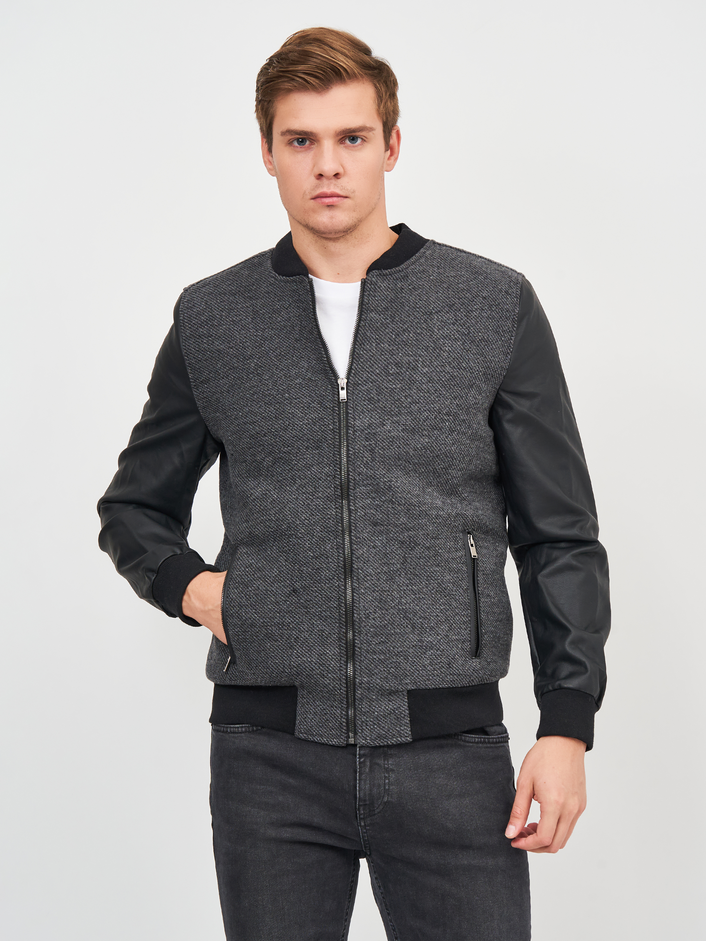 

Бомбер Koton 0KAM21270HW-045 S Antracite