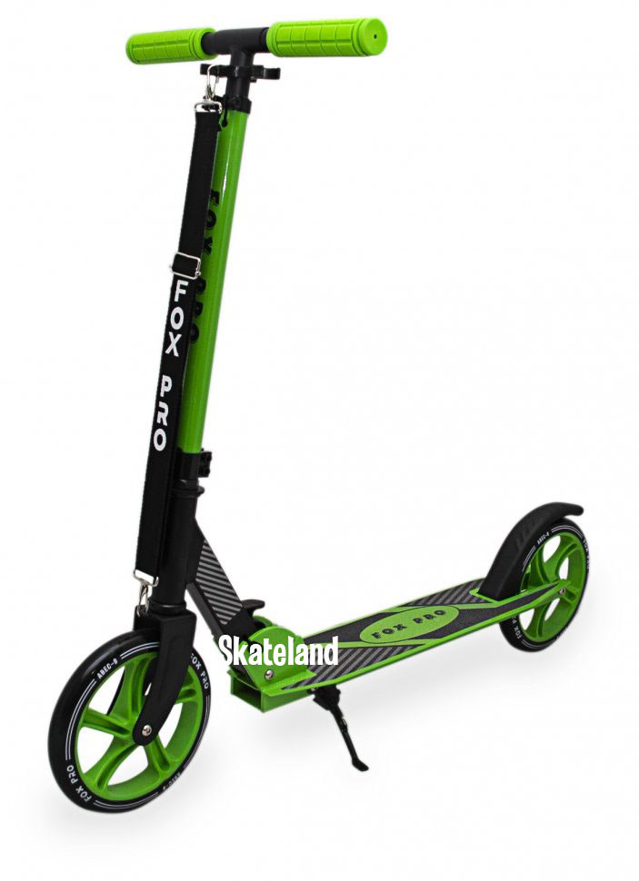 

Самокат двухколесный Maraton Fox Pro Light Green с алюминиевой рамой