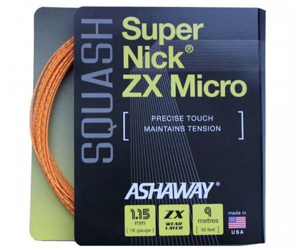 

Струна для сквоша Ashaway SuperNick ZX Micro
