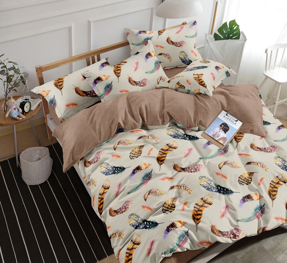 

Постельное белье MirSon 22-1248 Peacock King Size италия, сатин