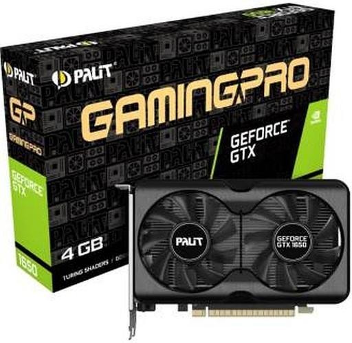 

Видеокарта GF GTX 1650 4GB GDDR6 GamingPro Palit (NE6165001BG1-1175A)