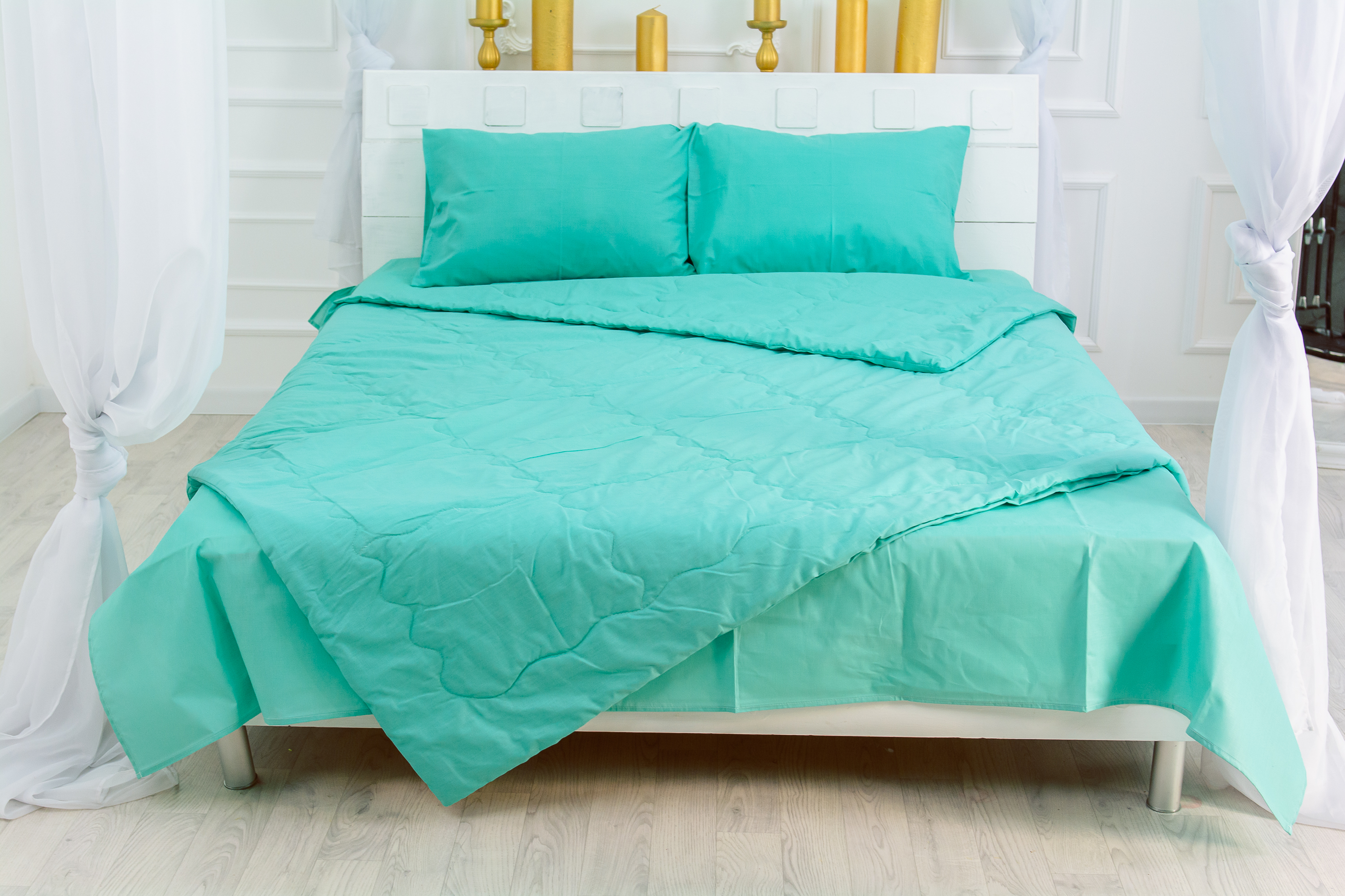 

Одеяло MirSon 2347 Mint 172х205 см италия, ecosilk