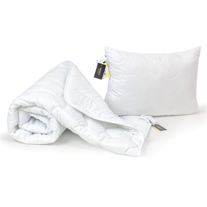 

Одеяло MirSon Eco Light 758 + Подушка 172х205 см + 50х70 см италия, ecosilk