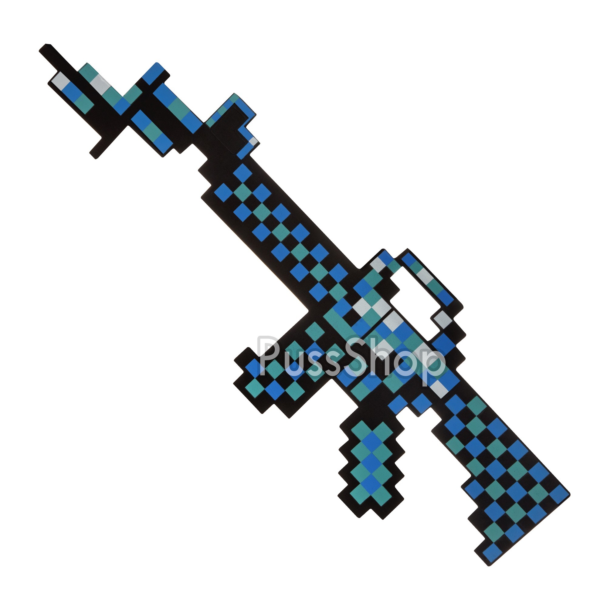 

Игрушка Автомат Майнкрафт Алмазный Minecraft 65 см синий (6359)